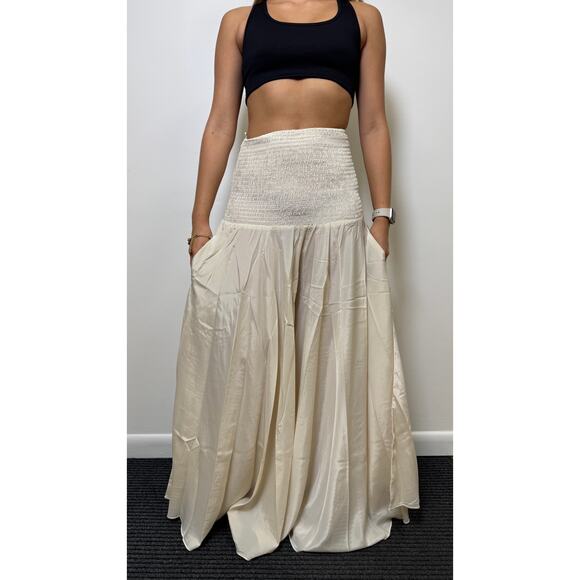 Waist Wide-Leg Pants - Picture 1 of 5
